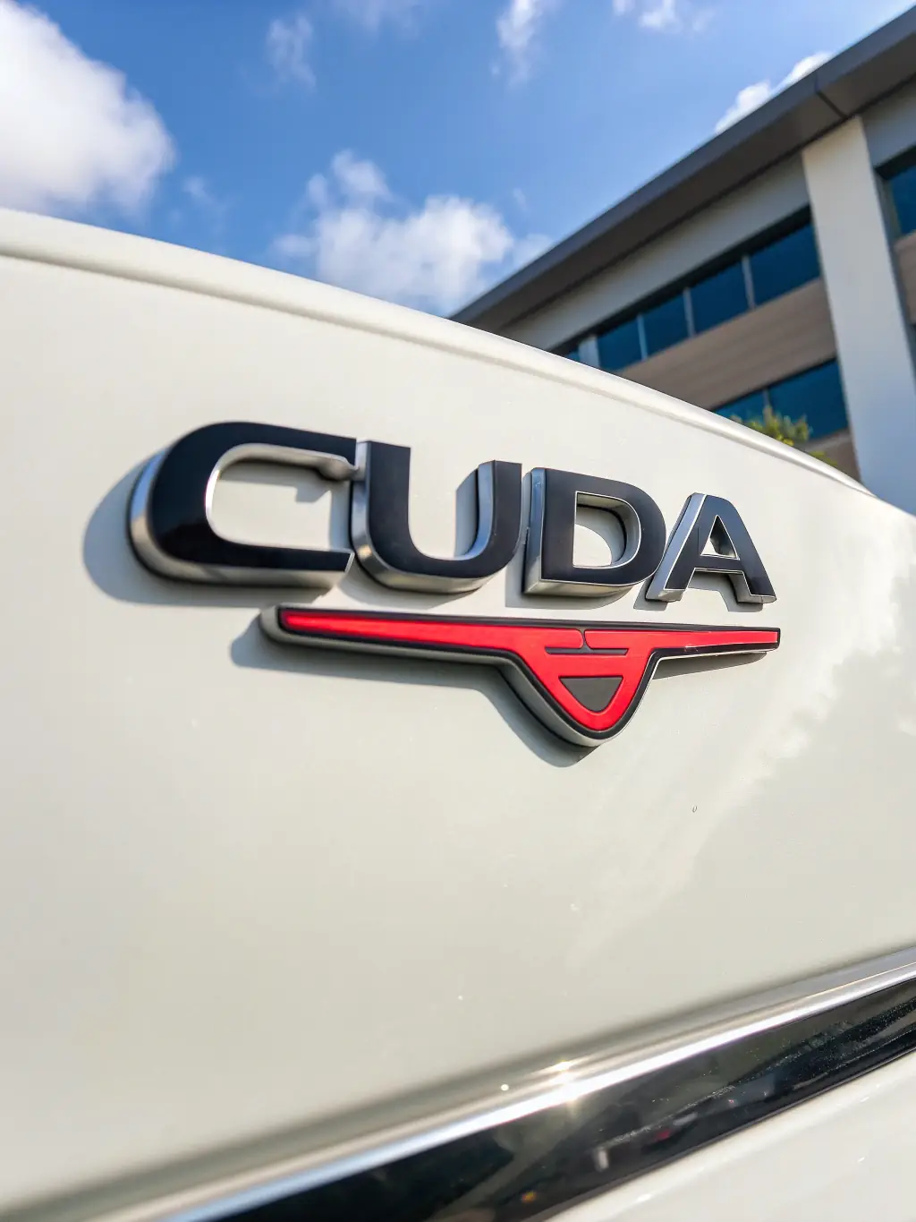 A clean and modern depiction of the CUDA logo, highlighting its role in accelerating AI computations on NVIDIA GPUs.